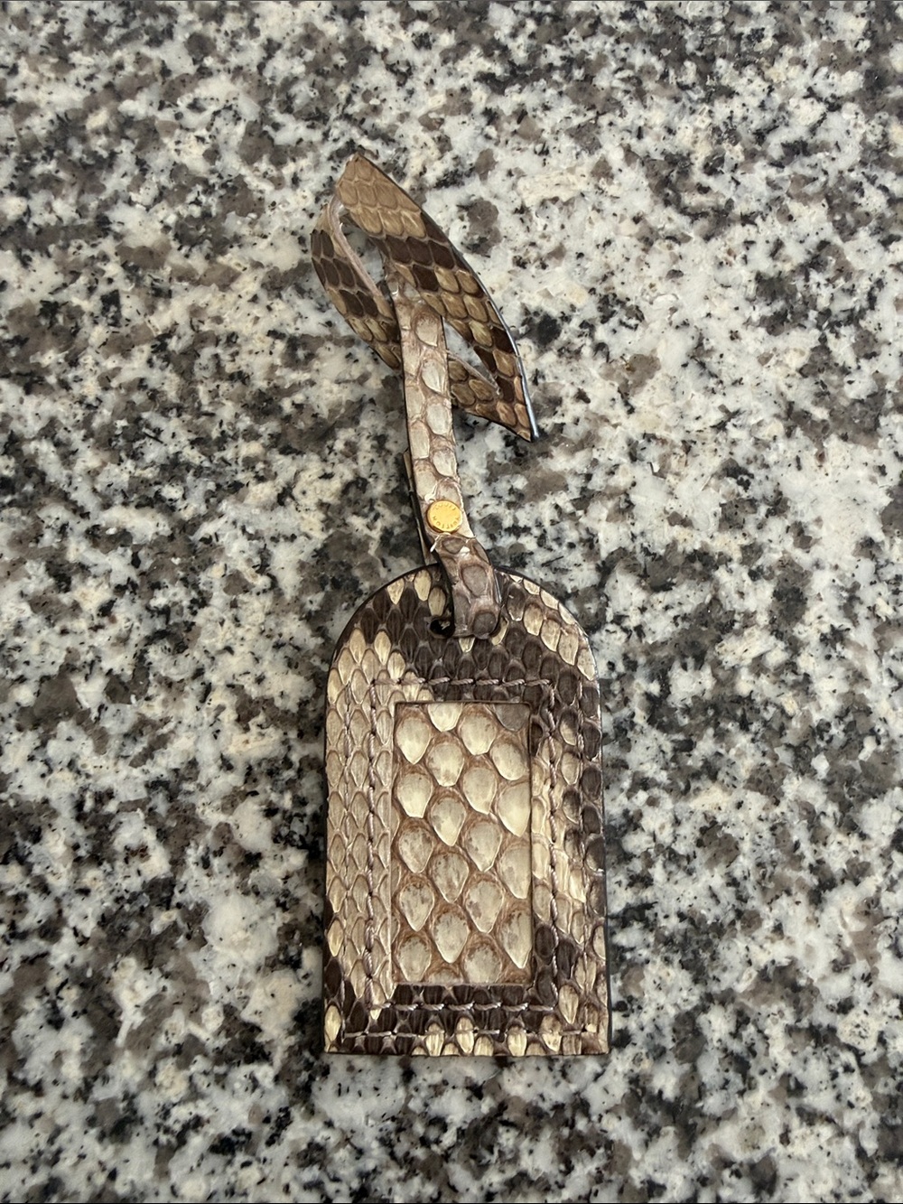 Louis Vuitton python and beige crossbody with gold hardware - Picture 14 of 16